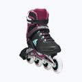 Rolki damskie Rollerblade Macroblade 84 W black/burgundy/ocean green 5