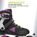 Rolki damskie Rollerblade Macroblade 80 W black/dark fuchsia 10