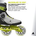 Rolki męskie Rollerblade Macroblade 110 Boa black/grey/lime 9