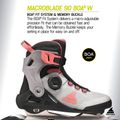 Rolki damskie Rollerblade Macroblade 90 Boa W grey/amethyst rose 10