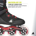 Rolki męskie Rollerblade Macroblade 90 black/red 9