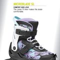 Rolki dziecięce Rollerblade Microblade SL Jr black/lavender/light blue 8