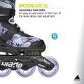 Rolki dziecięce Rollerblade Microblade SL Jr black/lavender/light blue 9