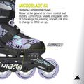 Rolki dziecięce Rollerblade Microblade SL Jr black/lavender/light blue 10
