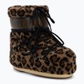 Śniegowce damskie Moon Boot Icon Low Fleece Leopard cognac/cocoa