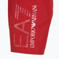 Szorty kąpielowe męskie EA7 Emporio Armani Swim Trunks With Oversized Logo equestrian red/silver 3