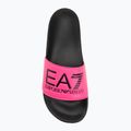 Klapki EA7 Emporio Armani Water Sports Visibility pink fluo/black 5