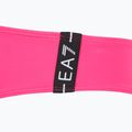 Strój kapielowy dwuczęściowy damski EA7 Emporio Armani Logo Tape Bikini Top neon pink 8