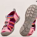 Sandały juniorskie KEEN Seacamp II CNX rainbow/ festival fuchsia 16