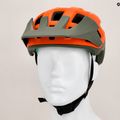 Kask rowerowy Lazer Coyote KinetiCore matte orange/green 9