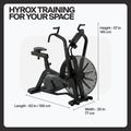 Rower powietrzny Centr Air Bike Perform Series Centr x Hyrox black 8