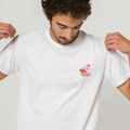 Koszulka męska Kaotiko Washed Bella Ciao white 3