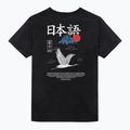 Koszulka męska Kaotiko Washed Heron Japan black 2