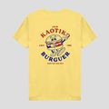 Koszulka męska Kaotiko Washed Burguer yellow 2
