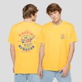 Koszulka męska Kaotiko Washed Burguer yellow 3