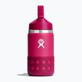 Butelka termiczna Hydro Flask Wide Mouth Straw Lid And Boot 355 ml peony