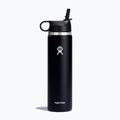 Butelka termiczna Hydro Flask Wide Flex Straw 710 ml black