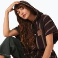 Ponczo Slowtide Baja Stripe black 3