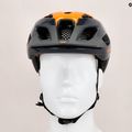 Kask rowerowy Rudy Project Crossway lead/orange fluo shiny 9