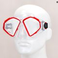 Maska do snorkelingu Aqualung Hawkeye transparent/red 8