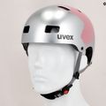Kask dziecięcy UVEX Kid 3 silver/rose 13