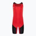 Trykot zapaśniczy męski Nike Weightlifting Singlet scarlet/black