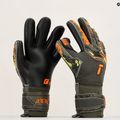 Rękawice bramkarskie dziecięce Reusch Attrakt Gold X Finger Support desert green/shock orange/black 11