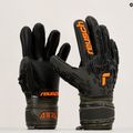 Rękawice bramkarskie dziecięce Reusch Attrakt Freegel Silver Finger Support desert green/orange 14