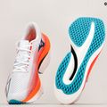 Buty do biegania męskie Mizuno Wave Rebellion Pro biało-pomarańczowe J1GC231701 12