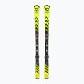 Narty zjazdowe dziecięce Völkl Racetiger Jr Pro + wiązania 7.0 VMotion Jr flo yellow/black
