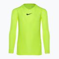 Longsleeve termoaktywny dziecięcy Nike Dri-FIT Park First Layer volt/black