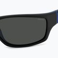 Okulary przeciwsłoneczne męskie Polaroid PLD 2135/S matte black blue/grey polarized 5