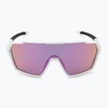 Okulary przeciwsłoneczne Smith Shift MAG white/chromapop violet mirror/clear 4