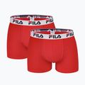 Bokserki męskie FILA FU5016/2 2 pary red 5