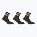 Skarpety Fila Unisex Quarter 3 pary black 5