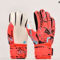 Rękawice bramkarskie dziecięce Reusch Attrakt Solid Finger Support bright red/future blue 7