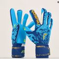Rękawice bramkarskie Reusch Attrakt Freegel Aqua Windproof true blue/gold/aqua blue 9