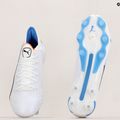 Buty piłkarskie męskie PUMA King Ultimate FG/AG puma white/puma black/blue glimmer/ultra orange 19