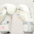 Rękawice bokserskie Venum Elite white/silver 7