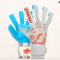 Rękawice bramkarskie Reusch Pure Contact Aqua vapor gray/shocking orange/aqua blue 11
