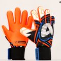 Rękawice bramkarskie 4keepers Evo Lanta NC czarny/biały/ niebieski/pomarańczowy 11