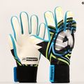 Rękawice bramkarskie 4keepers Evo Amson NC czarny/biały/ żółty/niebieski 11