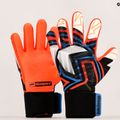 Rękawice bramkarskie dziecięce 4keepers Evo Lanta NC czarny/biały/ niebieski/pomarańczowy 10