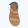 Sandały barefoot damskie Xero Shoes D-Trail irish/cream /lake/blue 6