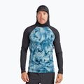 Longsleeve do pływania męski Dakine Hd Snug Fit Rashguard Hoodie indigogo print 3