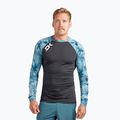 Longsleeve do pływania męski Dakine Hd Snug Fit Rashguard Crew indigogo print