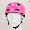 Kask rowerowy dziecięcy POC Pocito Crane MIPS Jr fluorescent pink 9085 9