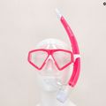 Zestaw do snorkelingu Aqualung Saturn Combo transparent/pink 11
