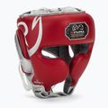 Kask bokserski Rival RHG100 Professional Headgear red/silver