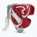 Kask bokserski Rival RHG100 Professional Headgear red/silver 2